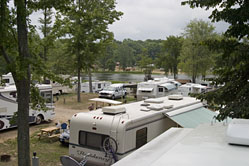 Aerial View of the Campground from the top of our Traveling Talisman