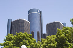 Renaissance Center and General Motors Building