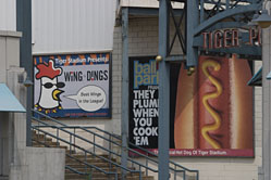 Old Tiger Stadium concession stands