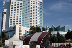 Food and Wine Music Festival outside the Windsor, Ontario Casino